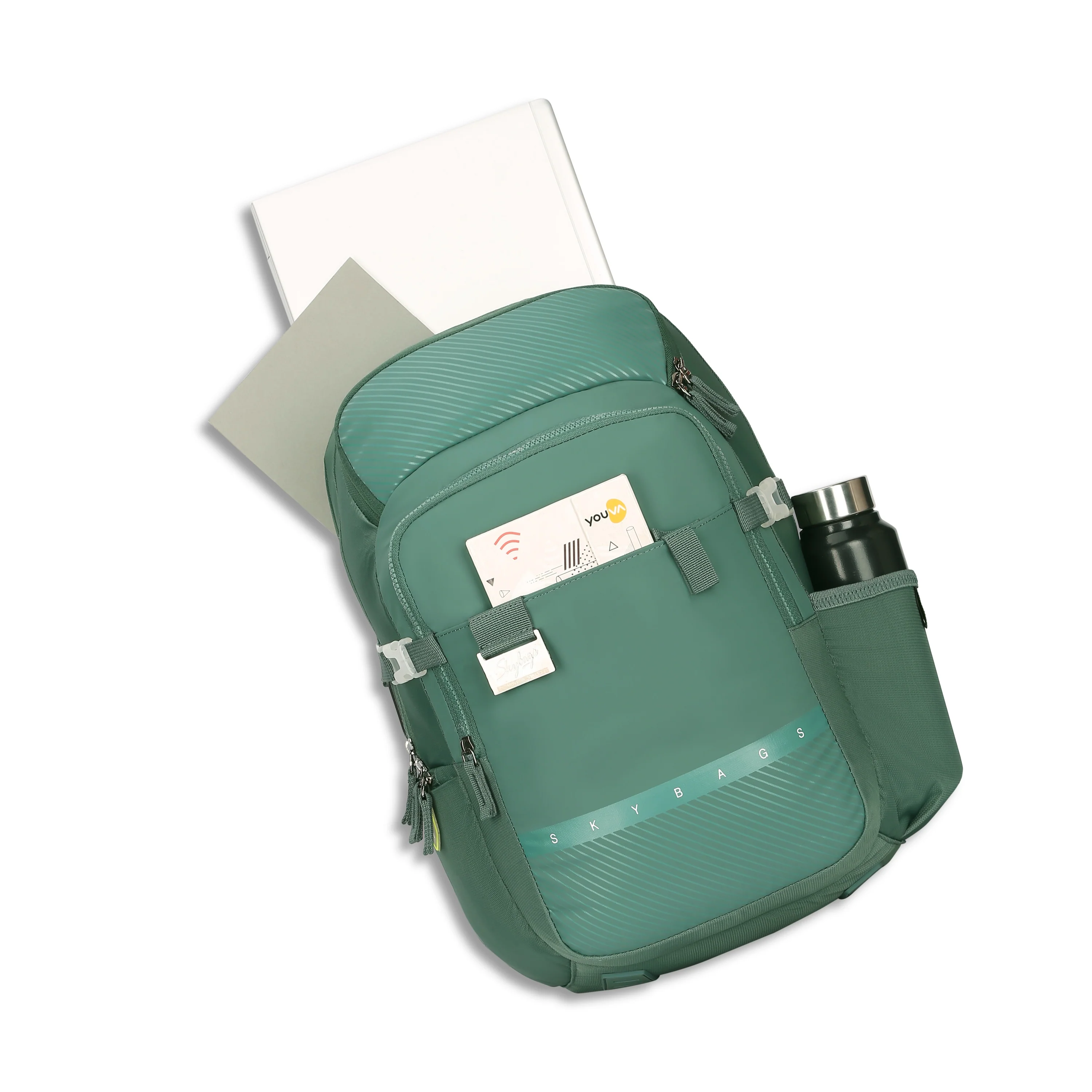 Skybags PROTECH LAPTOP BACKPACK 02 TEAL - Image 9