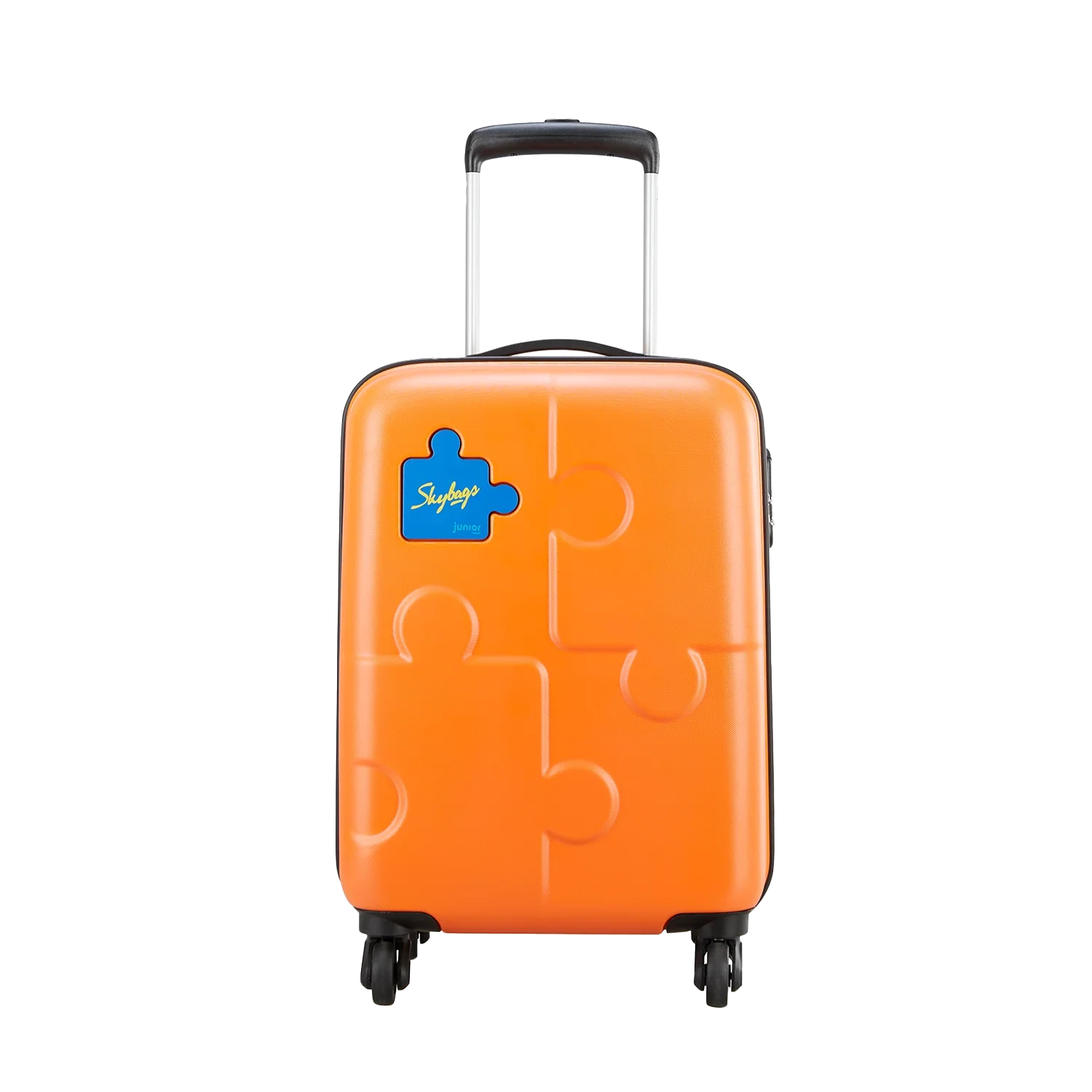 SKYBAGS PUZZLE KIDS HARD CASE CABIN LUGGAGE TROLLEY BAG ORANGE - Image 2