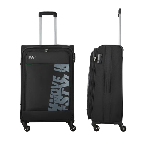 SKYBAGS RHUMBA SOFT CASE LUGGAGE TROLLEY BAG BLACK