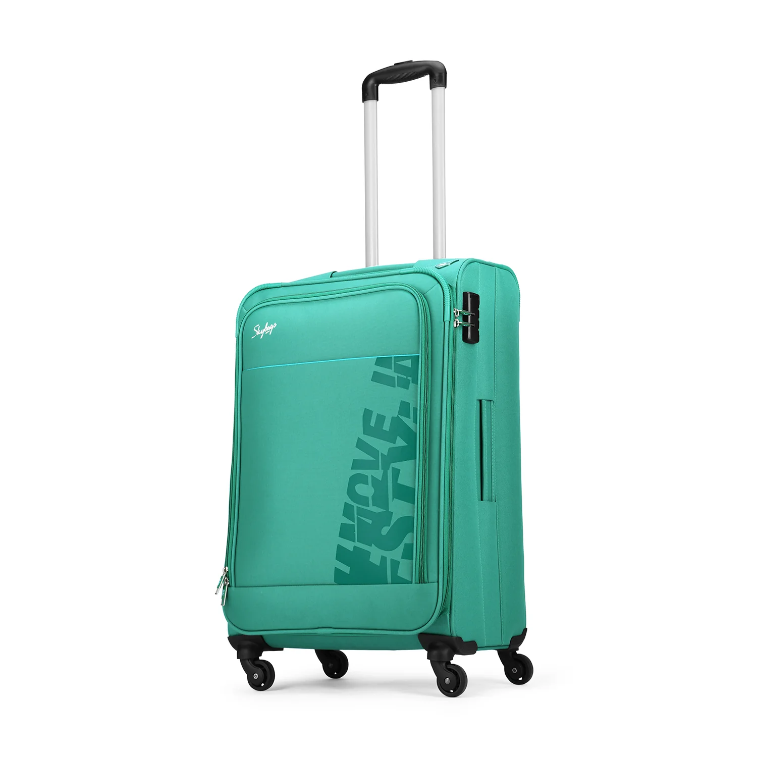 SKYBAGS RHUMBA SOFT CASE LUGGAGE TROLLEY BAG GREEN - Image 12