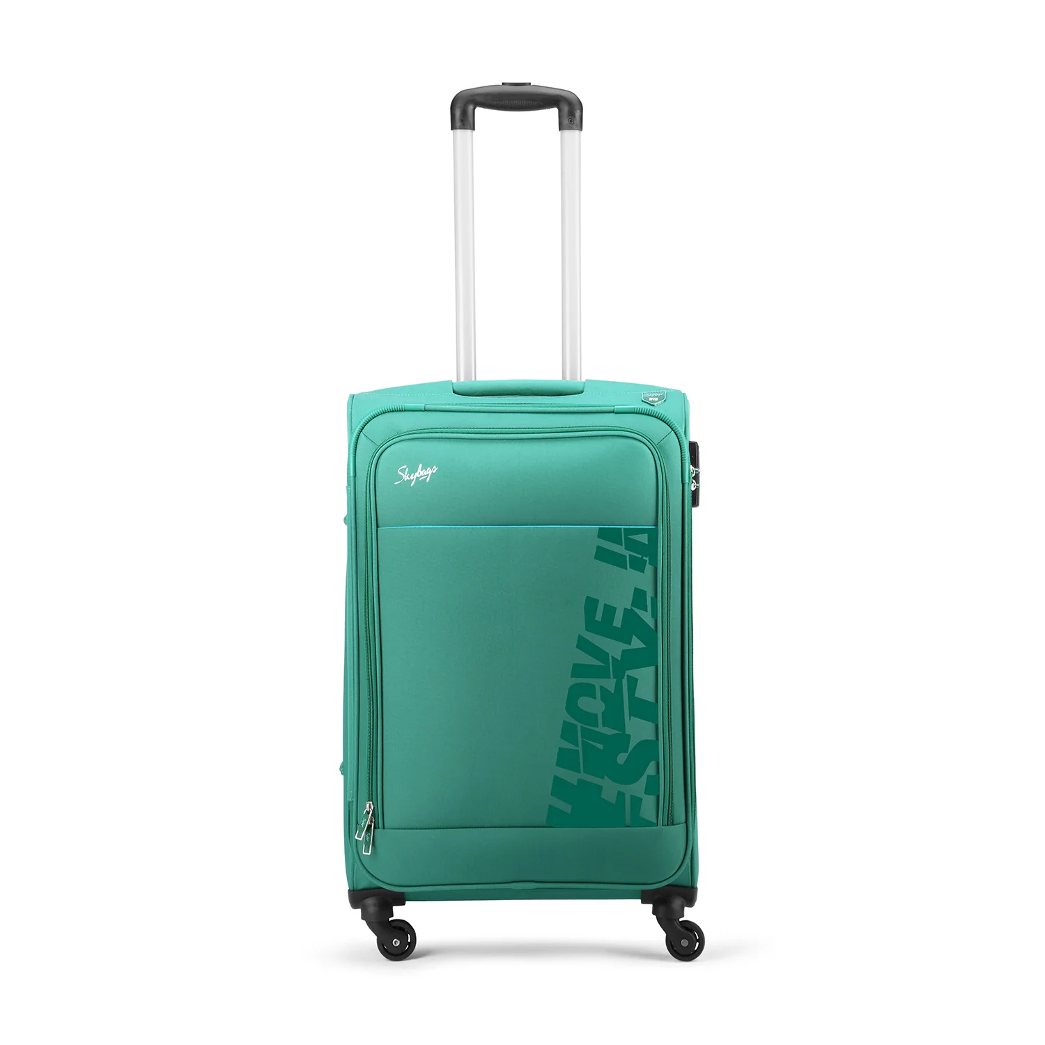 SKYBAGS RHUMBA SOFT CASE LUGGAGE TROLLEY BAG GREEN - Image 13