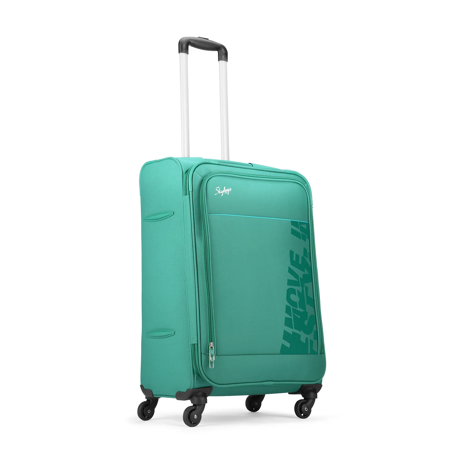 SKYBAGS RHUMBA SOFT CASE LUGGAGE TROLLEY BAG GREEN - Image 15