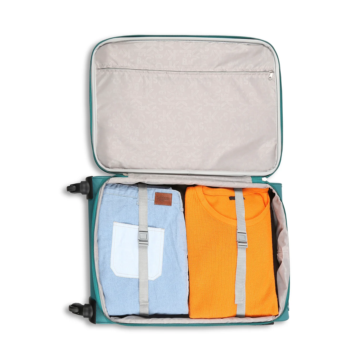 SKYBAGS RHUMBA SOFT CASE LUGGAGE TROLLEY BAG GREEN - Image 19
