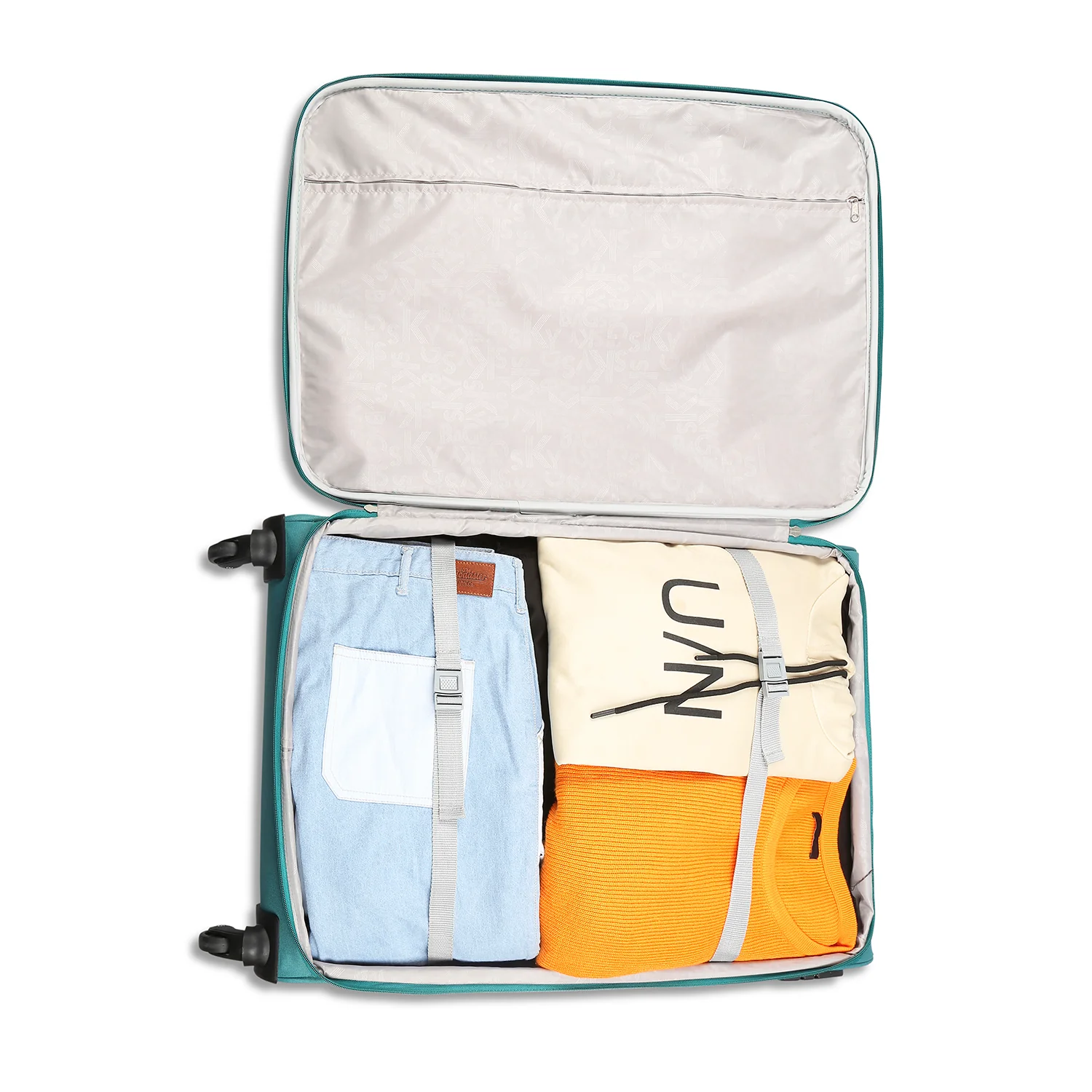 SKYBAGS RHUMBA SOFT CASE LUGGAGE TROLLEY BAG GREEN - Image 30