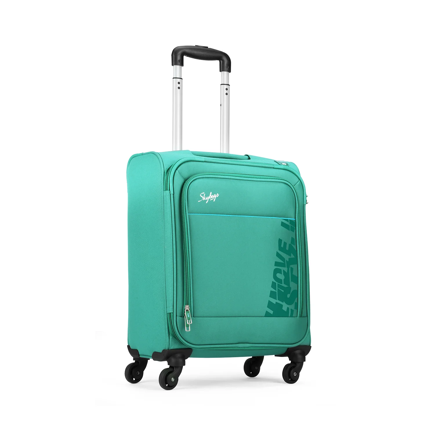 SKYBAGS RHUMBA SOFT CASE LUGGAGE TROLLEY BAG GREEN - Image 4