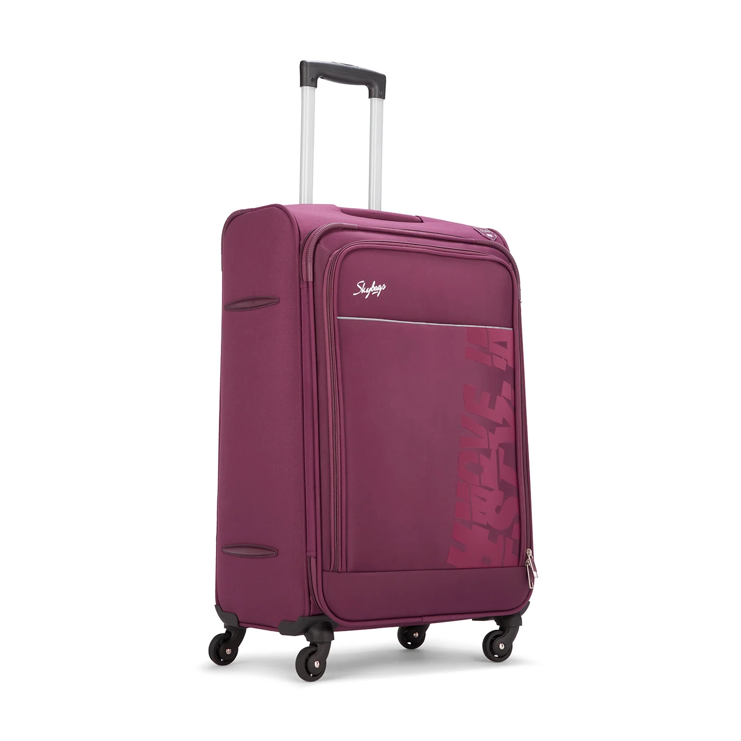 SKYBAGS RHUMBA SOFT CASE LUGGAGE TROLLEY BAG PURPLE - Image 20