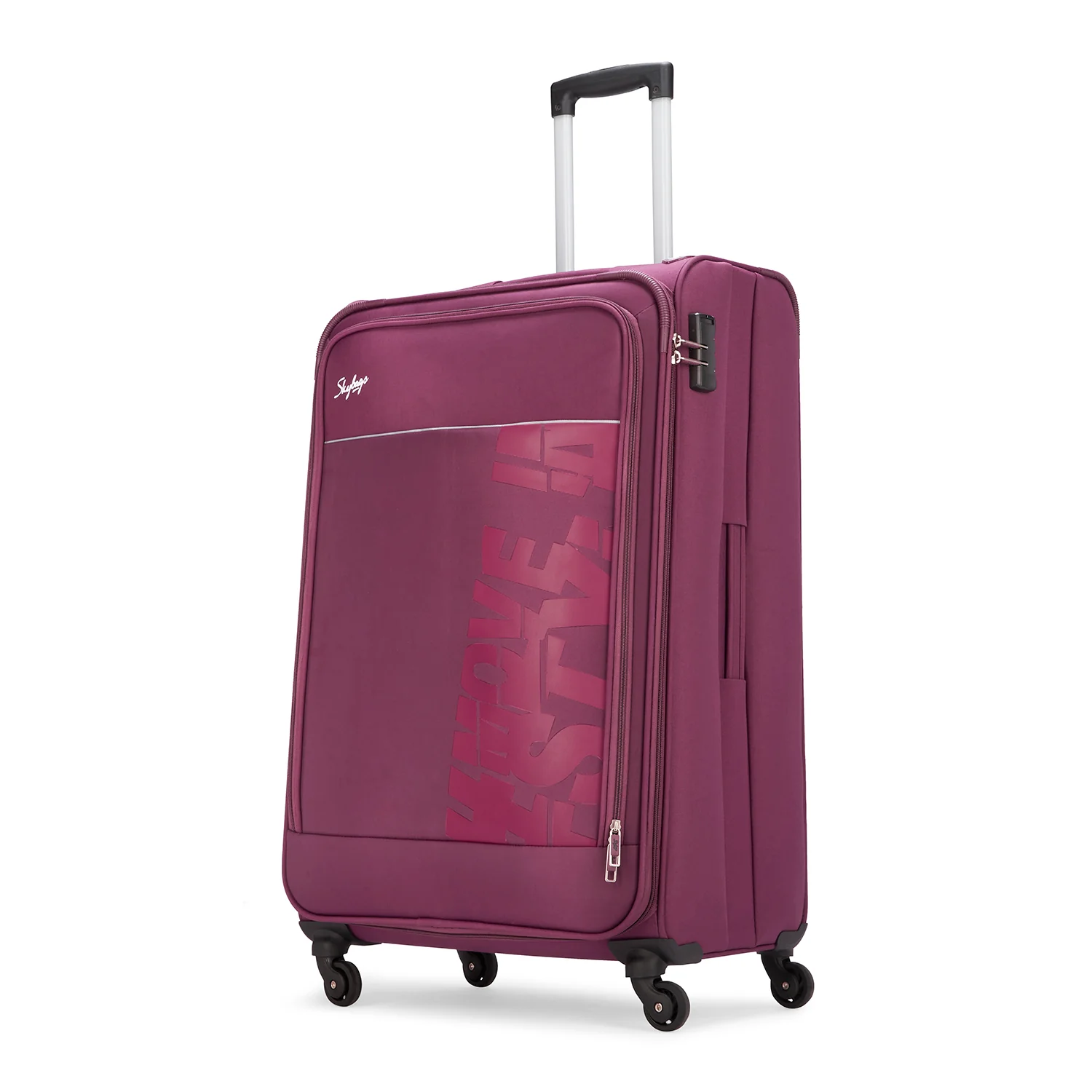 SKYBAGS RHUMBA SOFT CASE LUGGAGE TROLLEY BAG PURPLE - Image 27