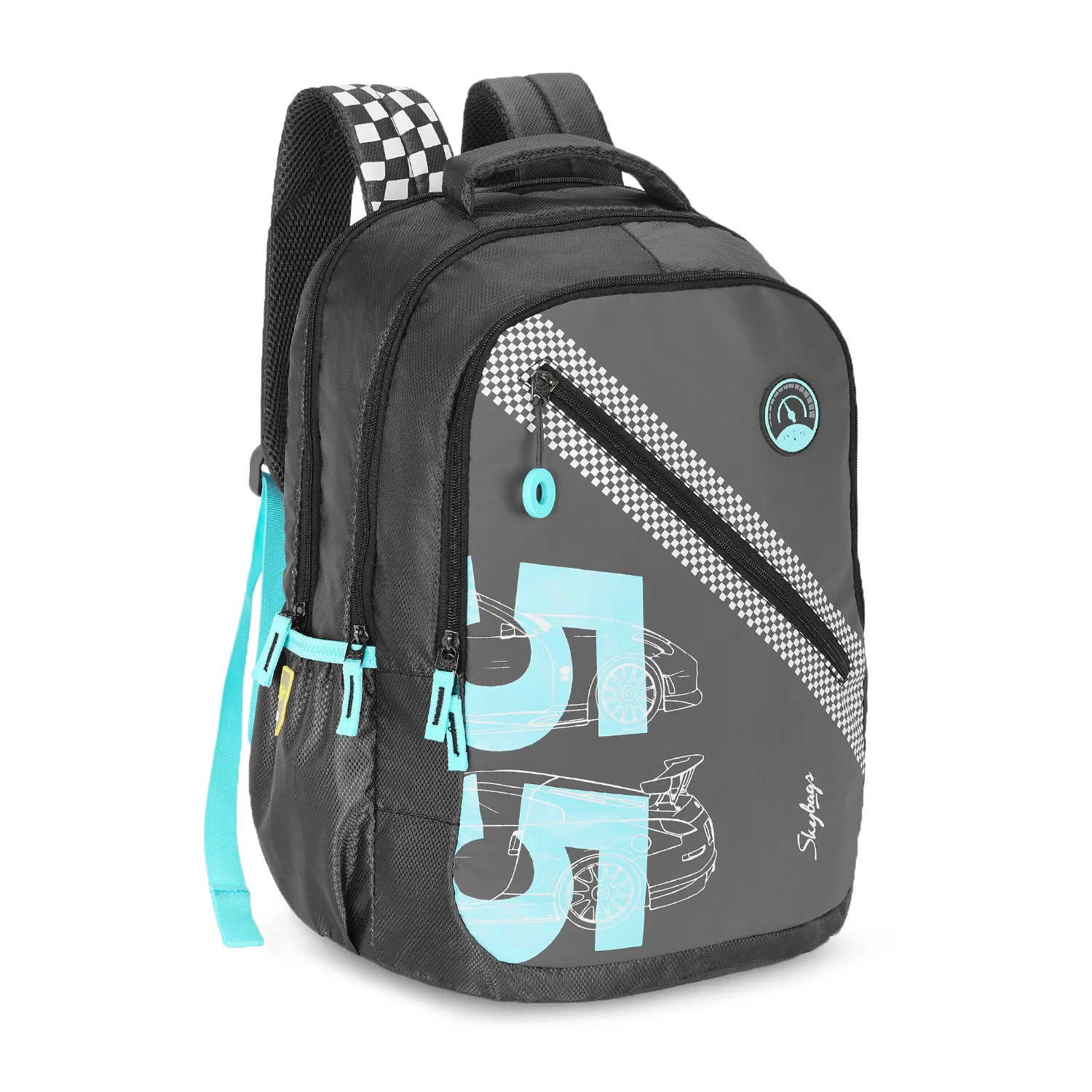 Skybags Riddle 3 School Bp Black - Image 3