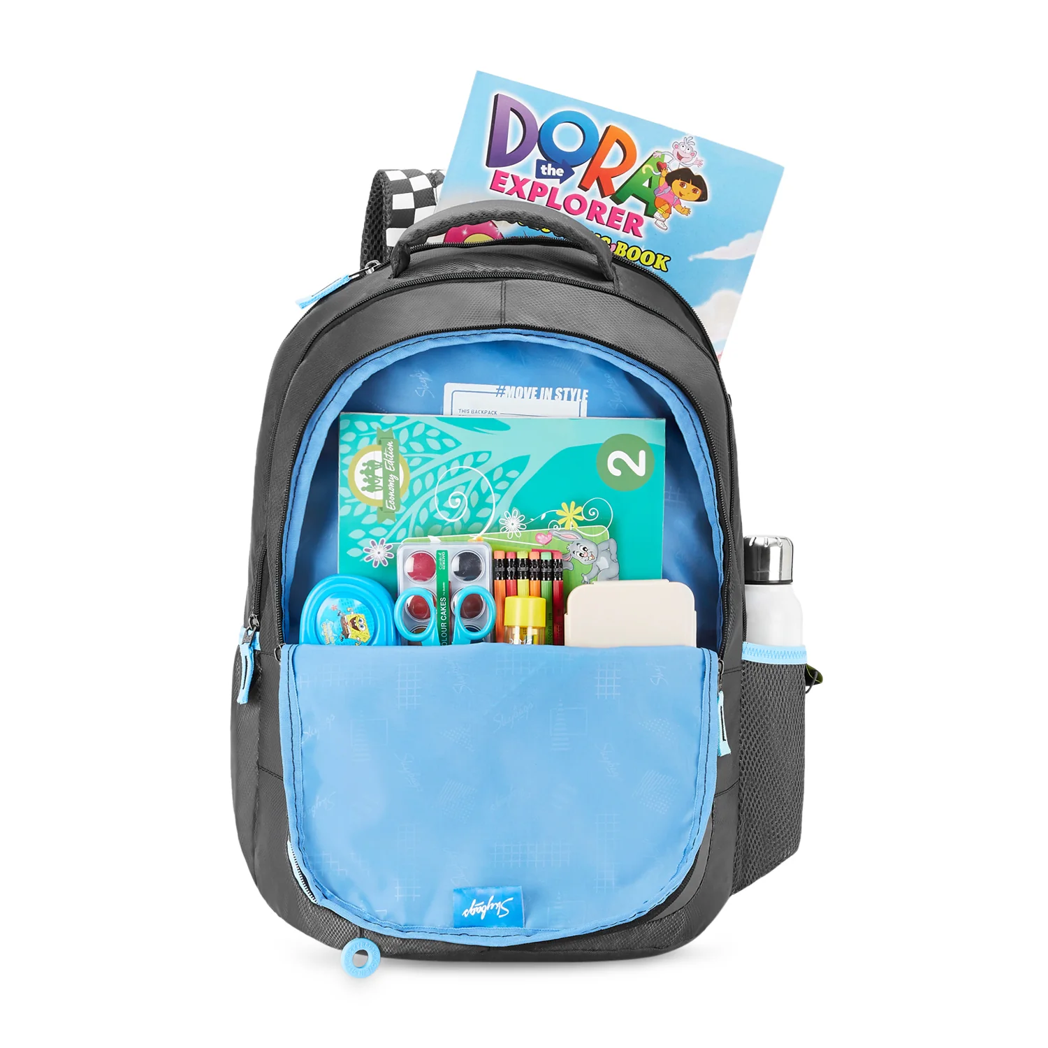 Skybags Riddle 3 School Bp Black - Image 7