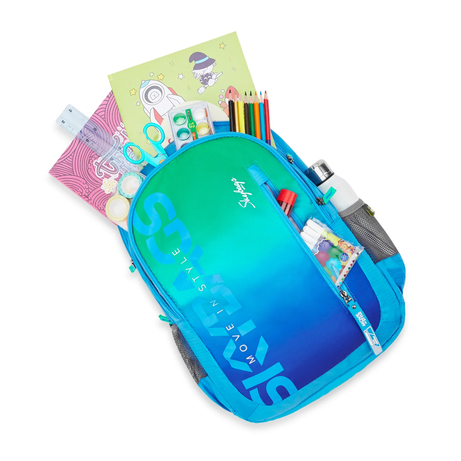 Skybags Riddle School Bp-Rc Gradient Blue - Image 10