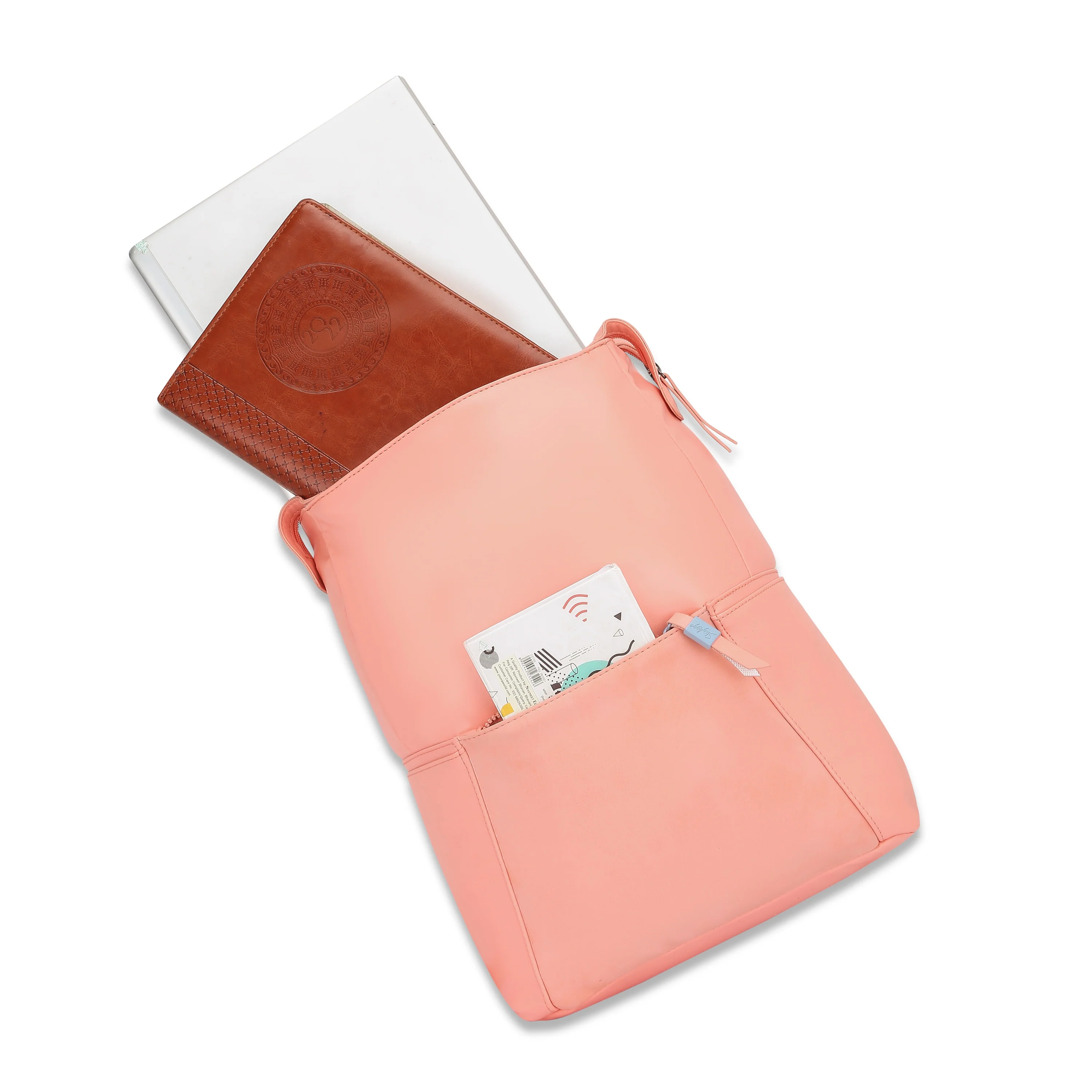 Skybags RIZZ 01 LAPTOP BACKPACK PEACH - Image 8