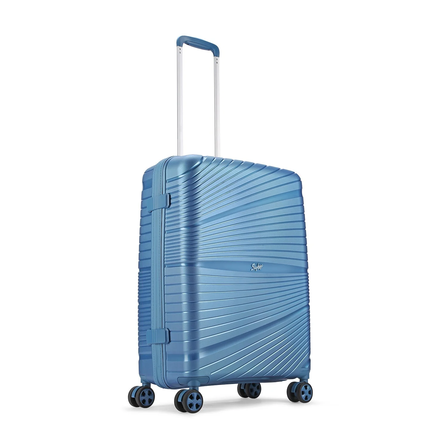 SKYBAGS SKYLITE HARD CASE LUGGAGE TROLLEY BAG DARK BLUE - Image 13
