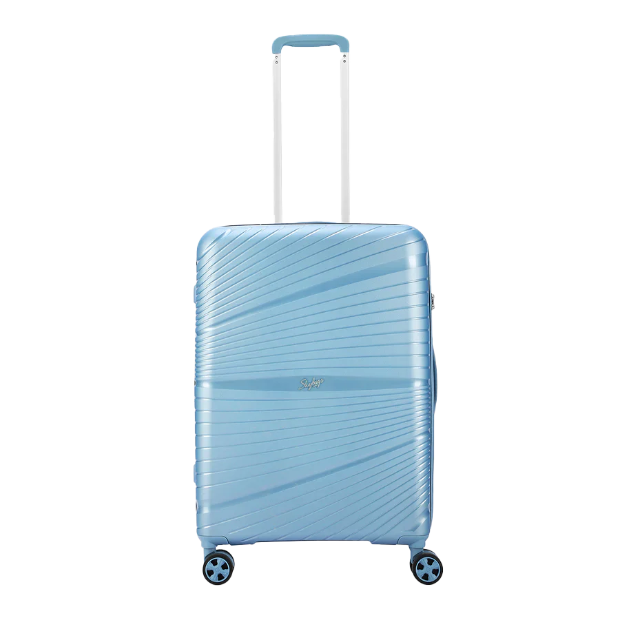 SKYBAGS SKYLITE HARD CASE LUGGAGE TROLLEY BAG POWDER BLUE - Image 11