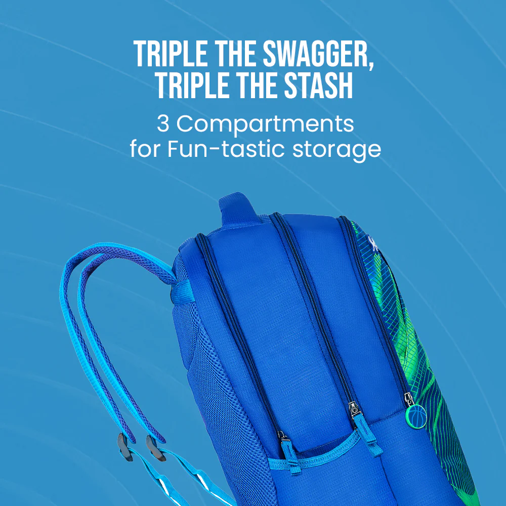 Skybags Squad 05  School Backpack Blue - Image 3