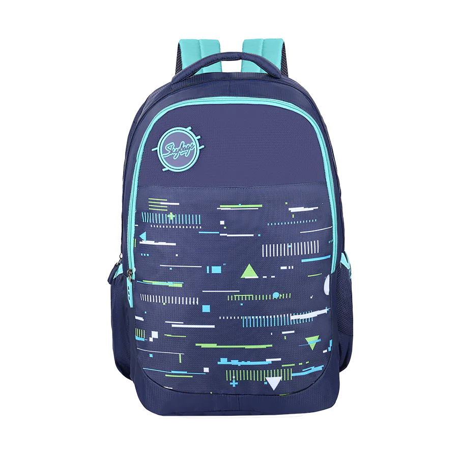 Skybags Squad 07 School Backpack Indigo
