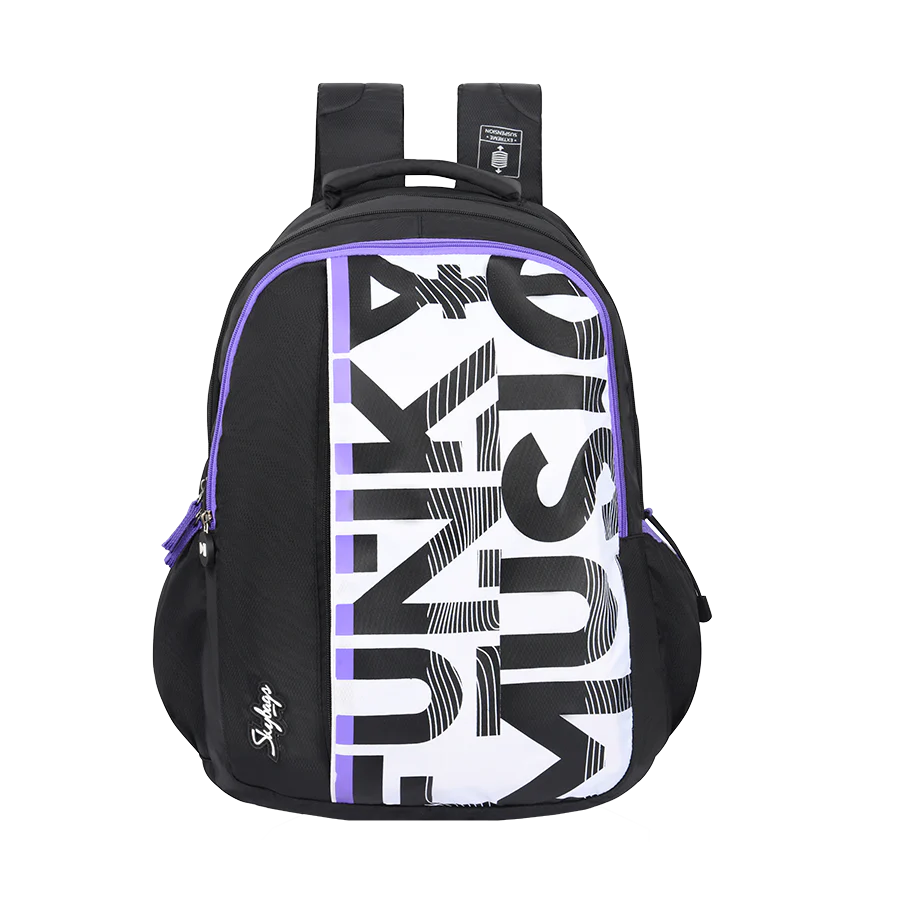 Skybags Stan Pro 01 School Backpack Black