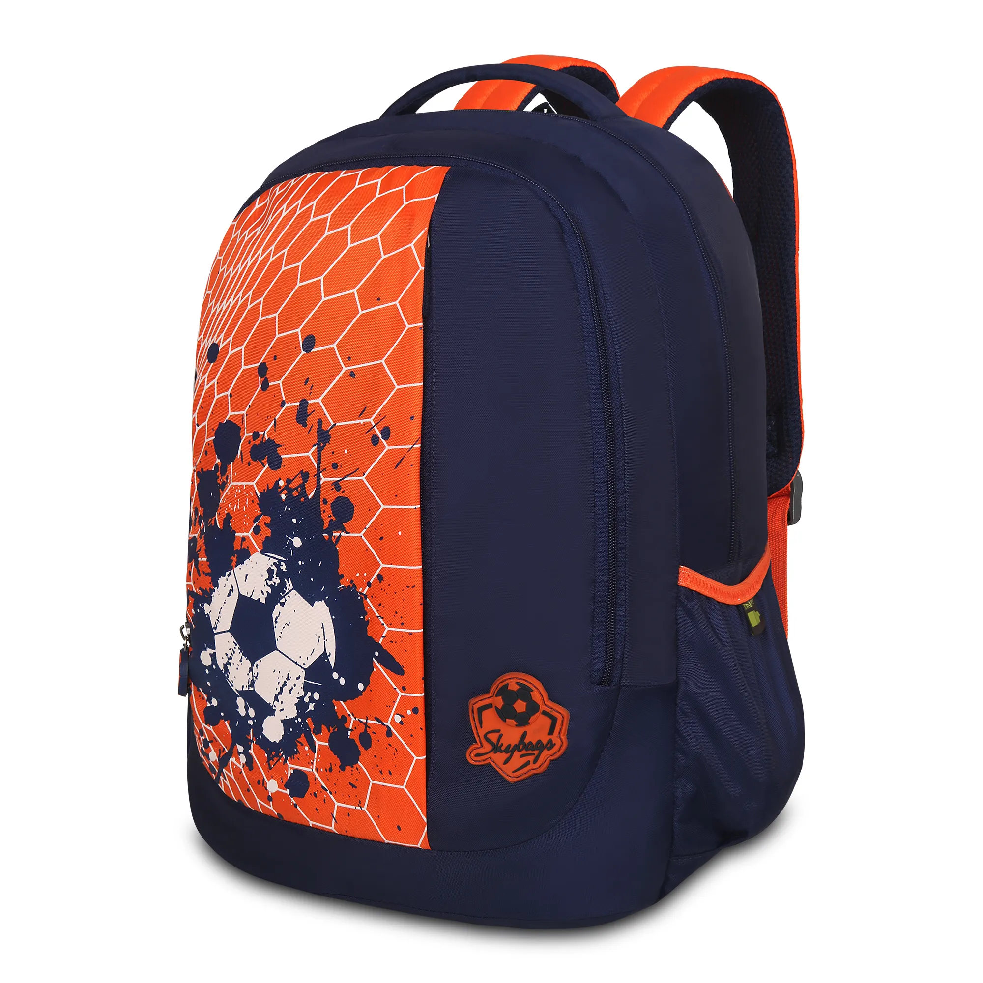 Skybags Strike 01 School Backpack Red - Image 3