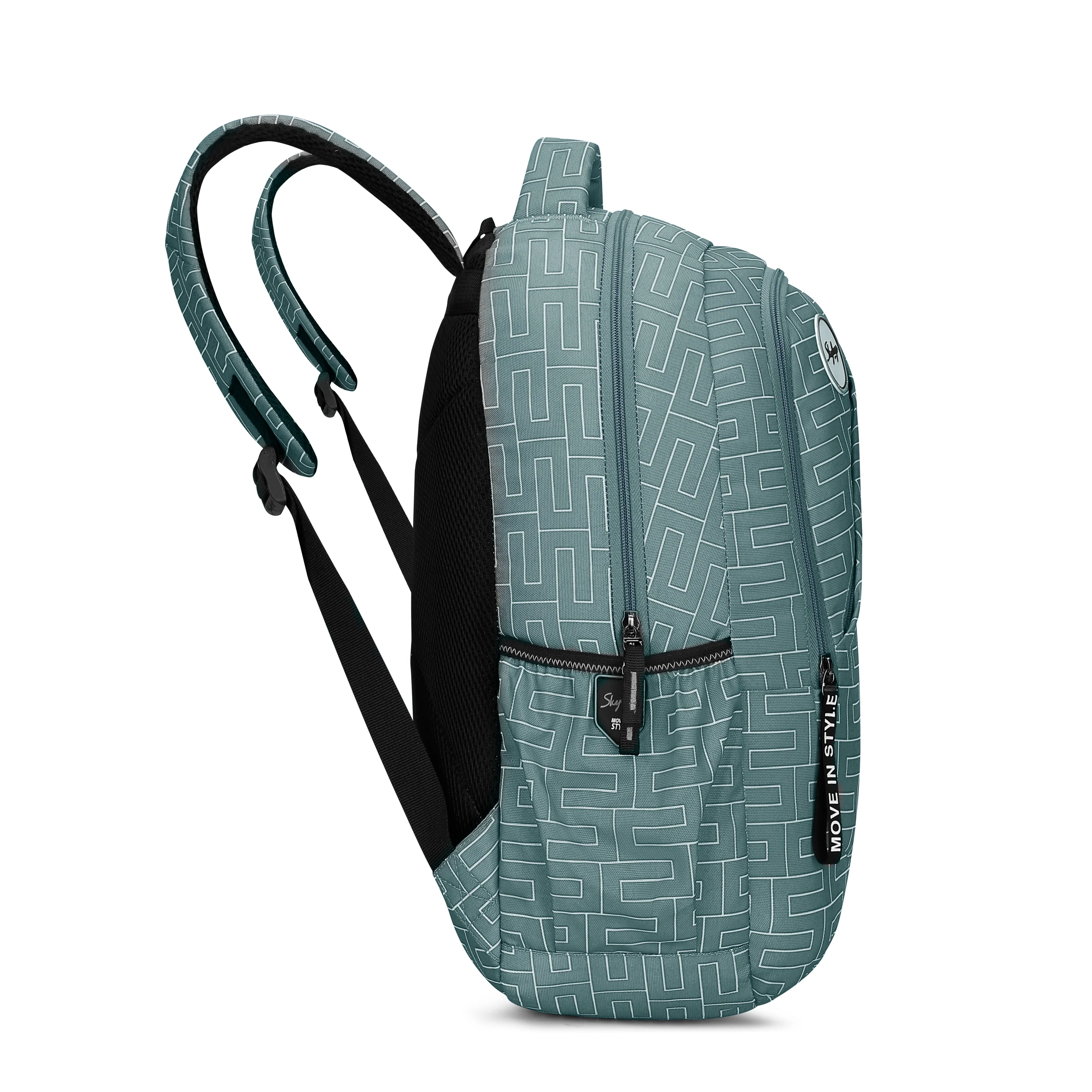 Skybags TANGO 01 SCHOOL BACKPACK GREY - Image 4