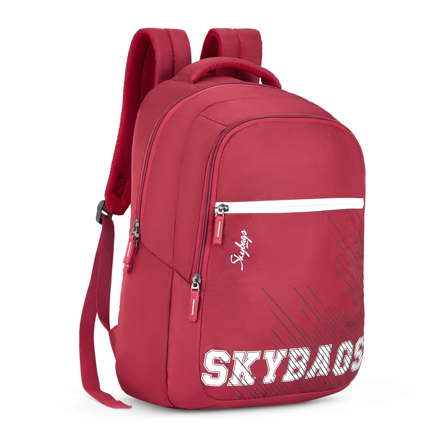 Skybags Teckie Pro Laptop Backpack (E) Red - Image 4