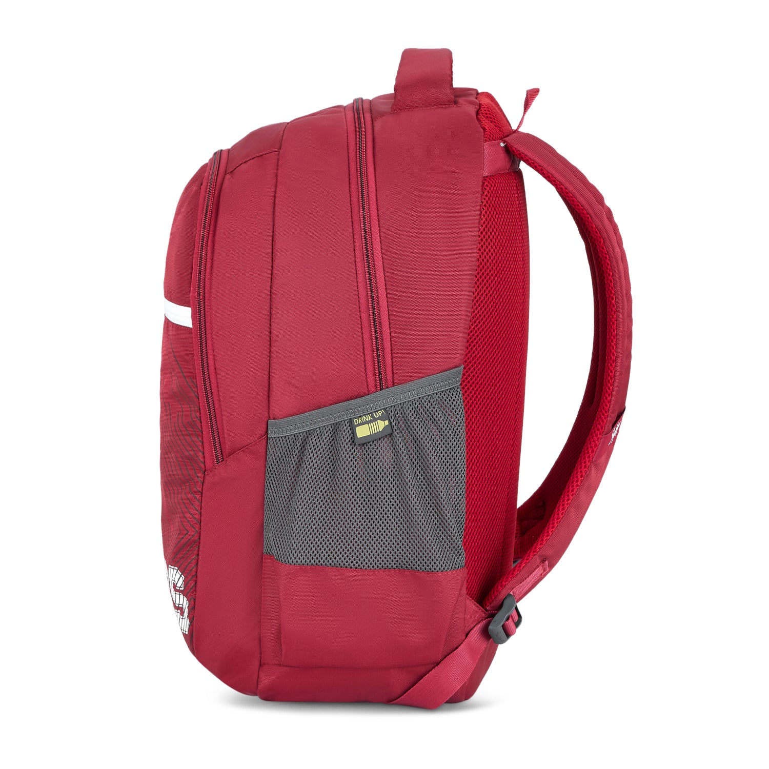 Skybags Teckie Pro Laptop Backpack (E) Red - Image 6