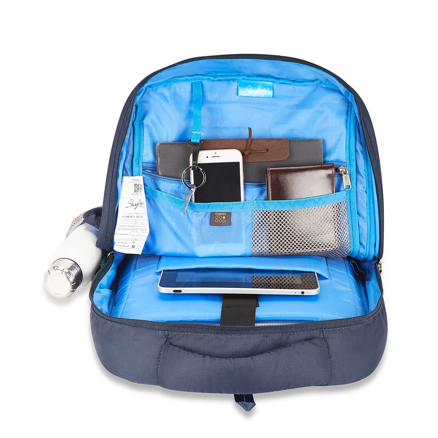 Skybags Valor 01 Laptop Backpack Navy - Image 7