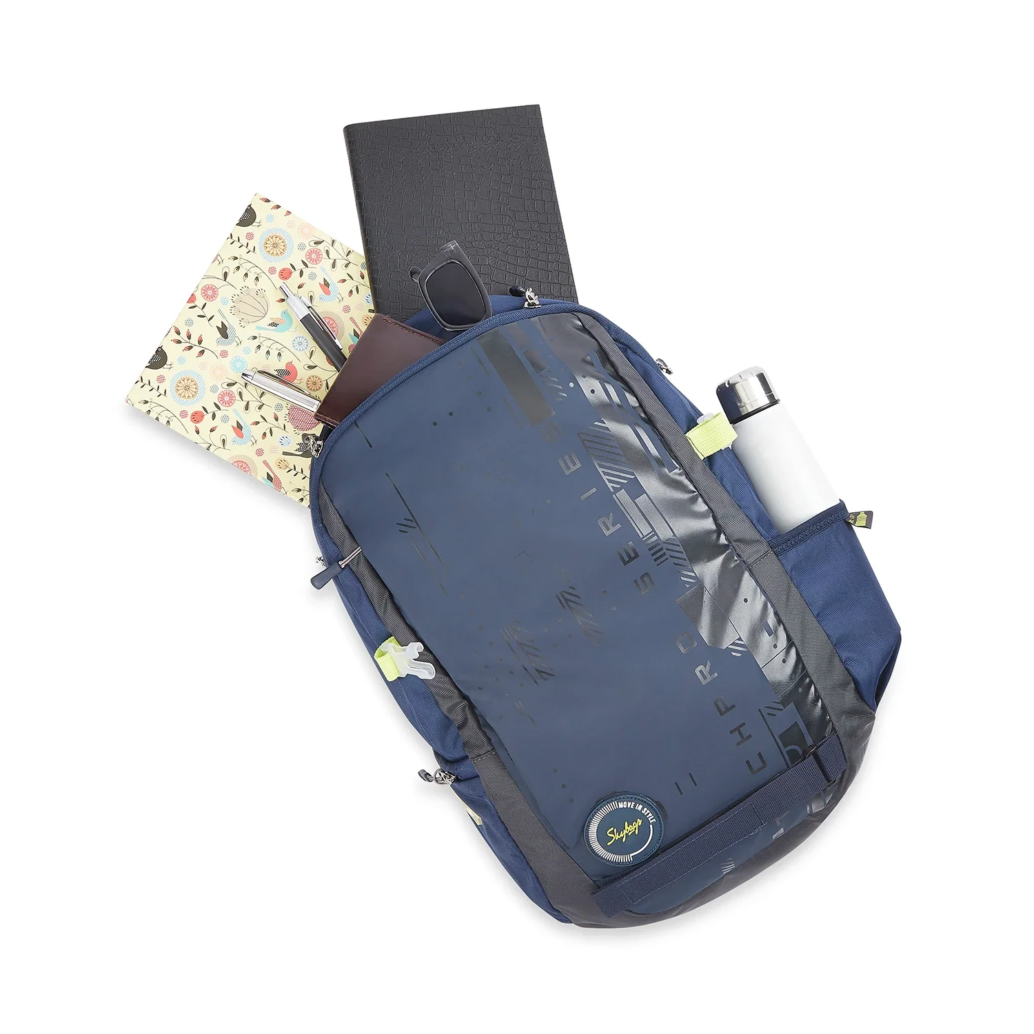 Skybags Valor Pro 01 Laptop Backpack Navy - Image 9