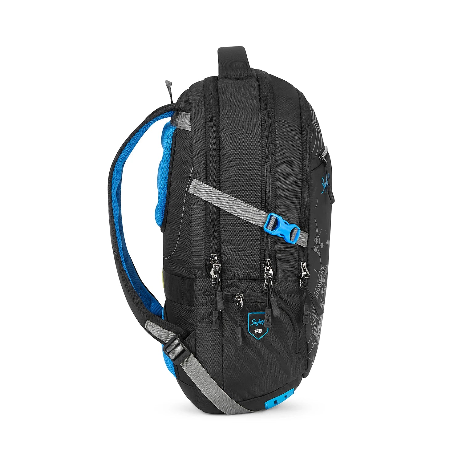 Skybags Valor Pro 03 Laptop Backpack Black - Image 5
