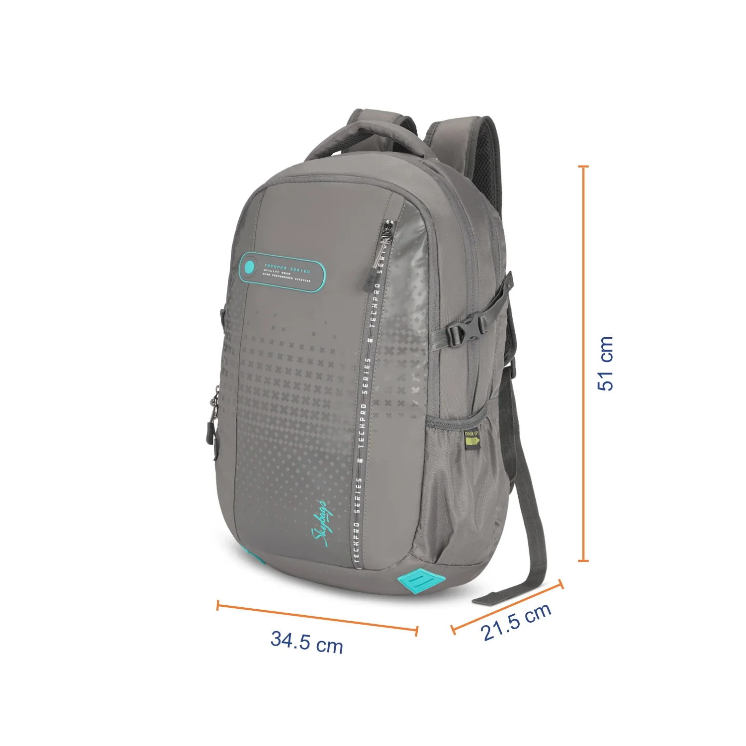 Skybags Valor Pro 04 Laptop Backpack Grey - Image 9