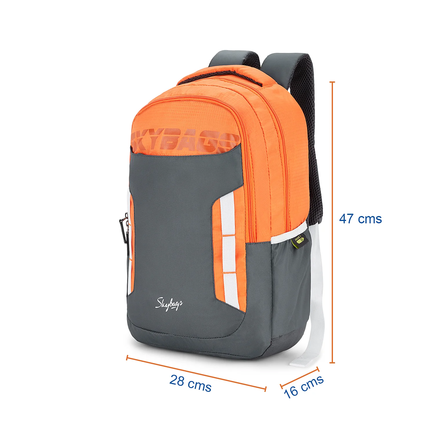 Skybags Voxel 22L Backpack Orange - Image 7