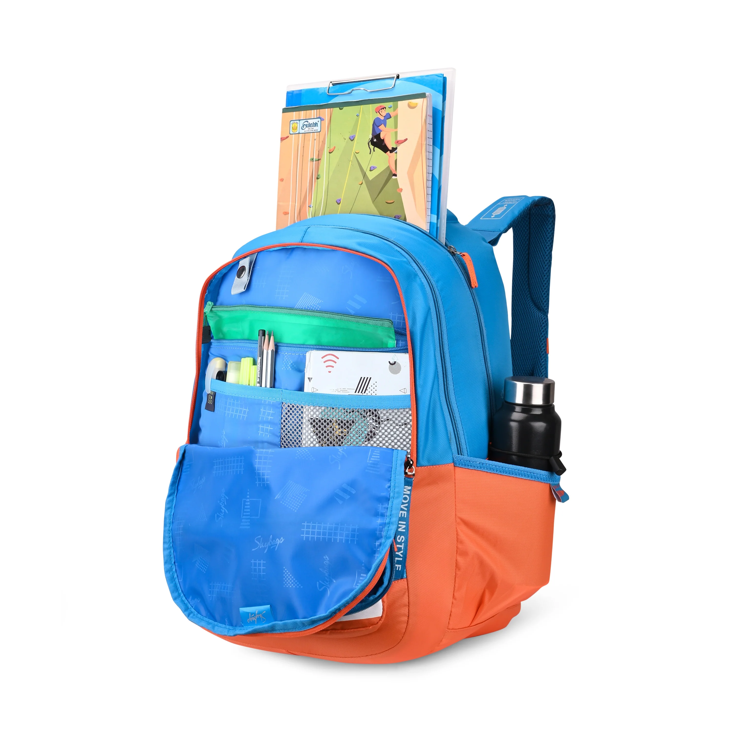 Skybags WOKE PRO 03 SCHOOL BACKPACK - Image 8