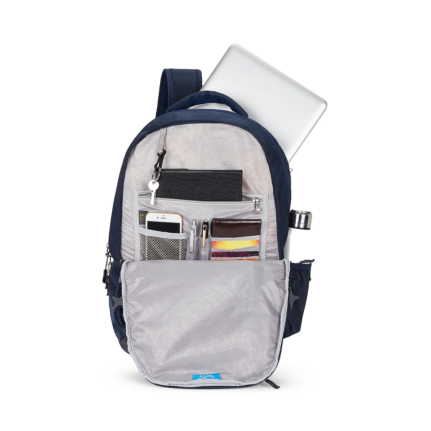 Skybags Xylo Plus 04  Laptop Backpack (H) Navy - Image 5