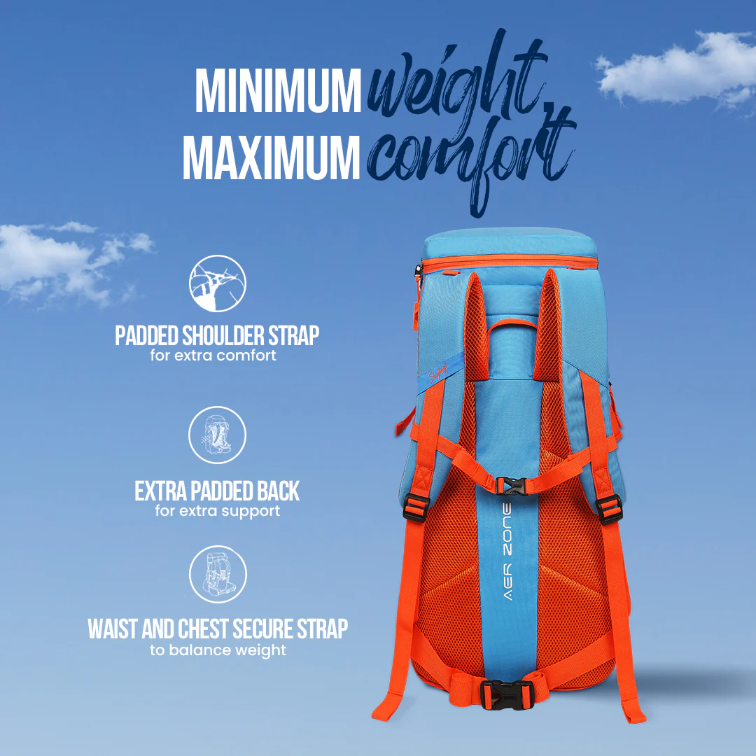 Vertex Rucksack 45L-(E) Blue - Image 5