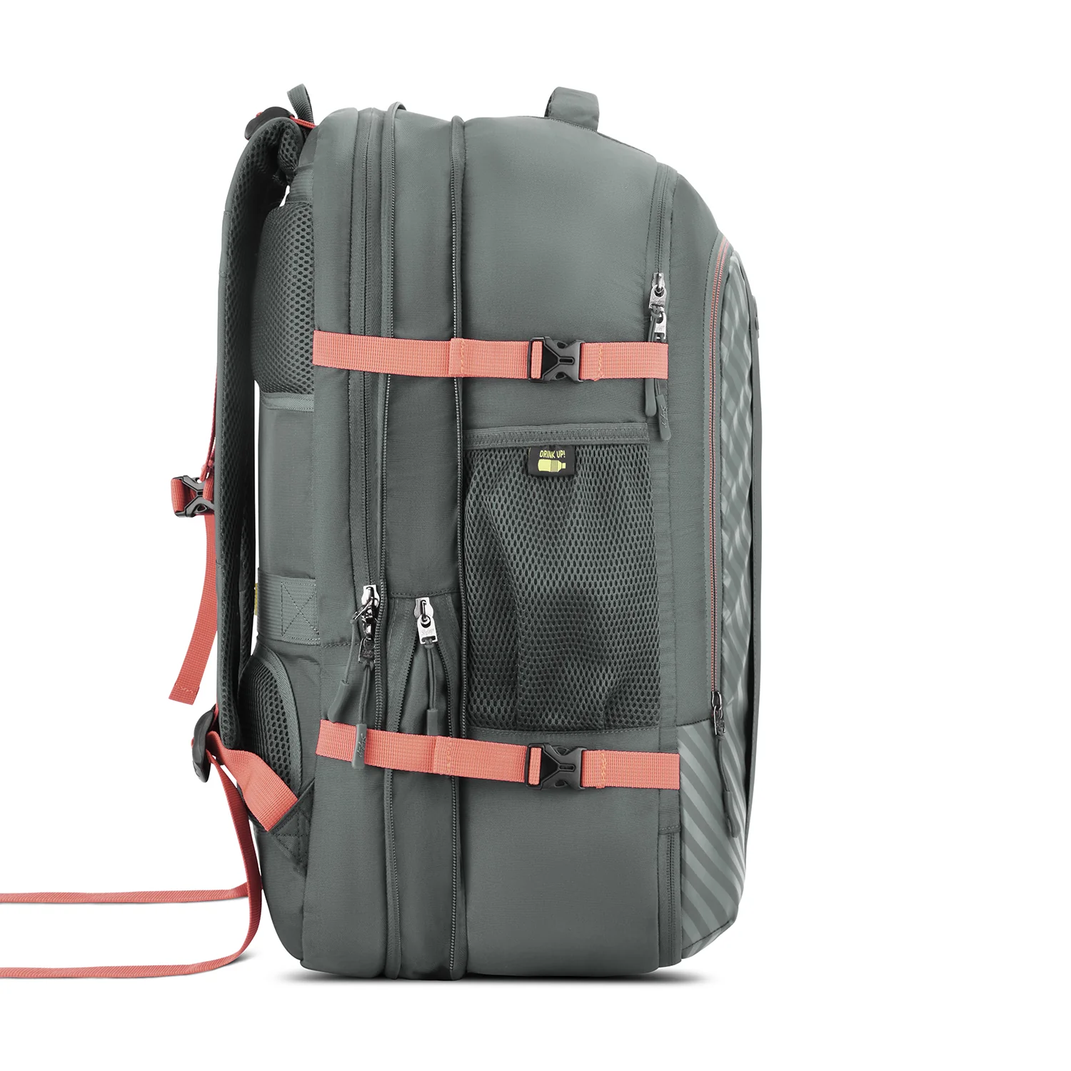 Skybags Wanderer Overnighter, 40L+5L Cabin Size 180° compartment, Expandable, 16 laptop Backpack , Anti-theft, Ideal For Men & women, Work Backpack, College Bag & Travel Backpack Black - Image 13