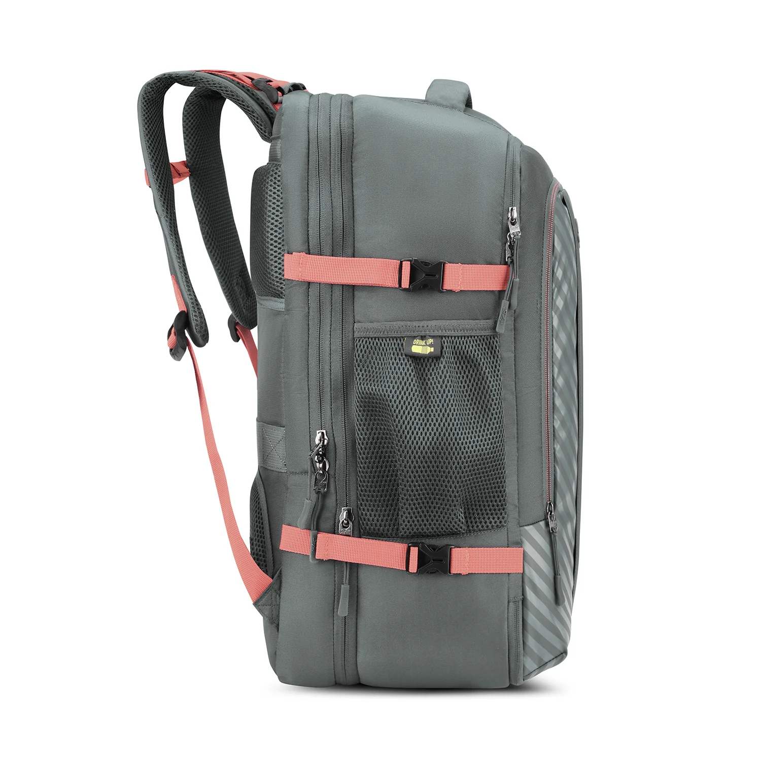Skybags Wanderer Overnighter, 40L+5L Cabin Size 180° compartment, Expandable, 16 laptop Backpack , Anti-theft, Ideal For Men & women, Work Backpack, College Bag & Travel Backpack Black - Image 4