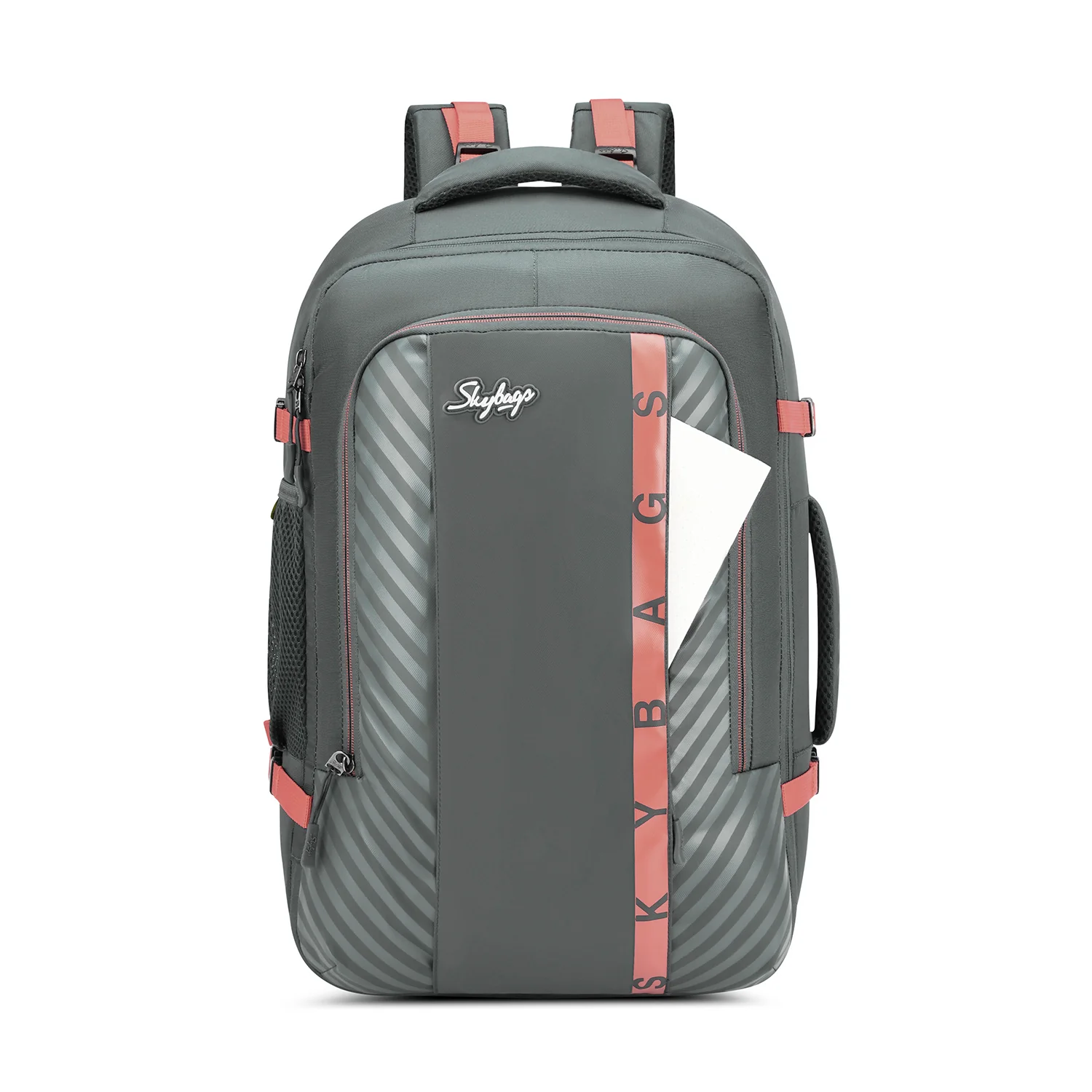 Skybags Wanderer Overnighter, 40L+5L Cabin Size 180° compartment, Expandable, 16 laptop Backpack , Anti-theft, Ideal For Men & women, Work Backpack, College Bag & Travel Backpack Black - Image 9